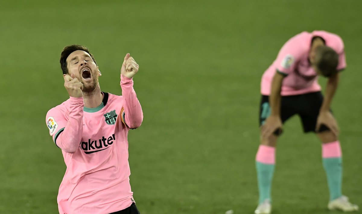 Lionel Messi ja Co jäid Hispaania kõrgliigas taas võiduta.