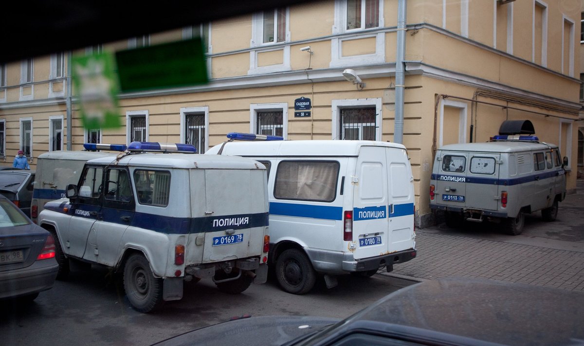 Politseiautod Sankt-Peterburis