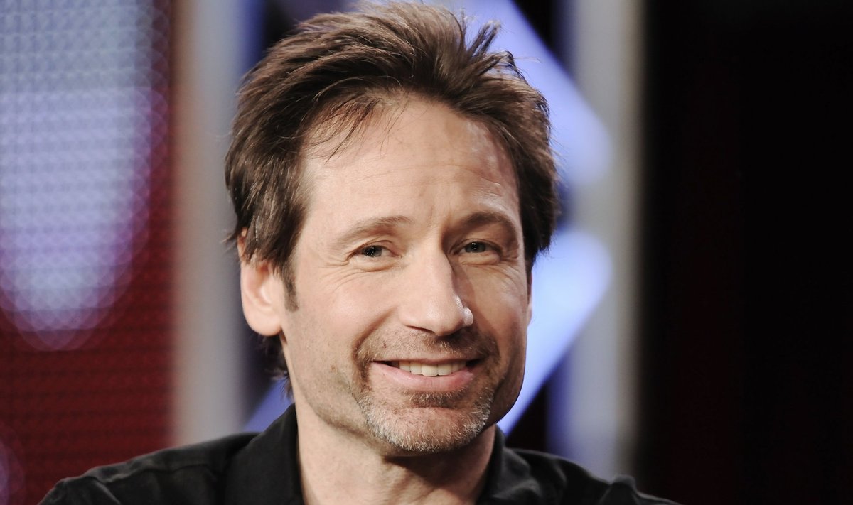 Actor Duchovny takes part in a panel discussion for the show "Californication" at the 2011 Winter Press Tour for the Television Critics Association in Pasadena, California