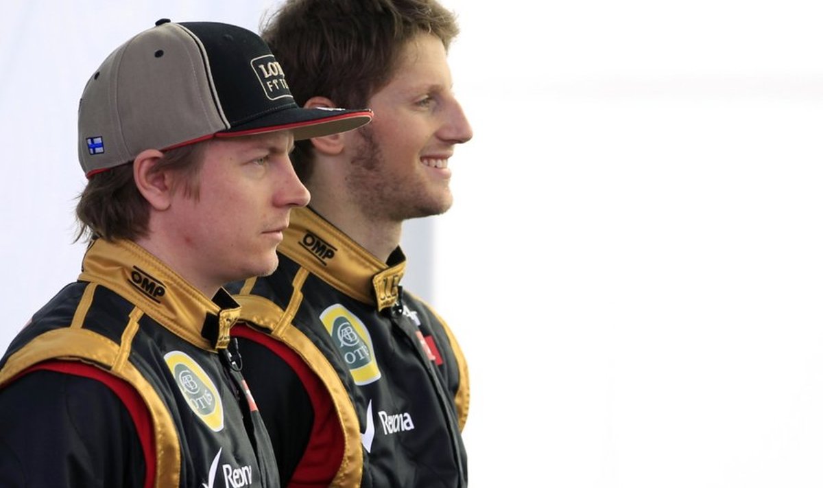 Räikkönen ja Grosjean