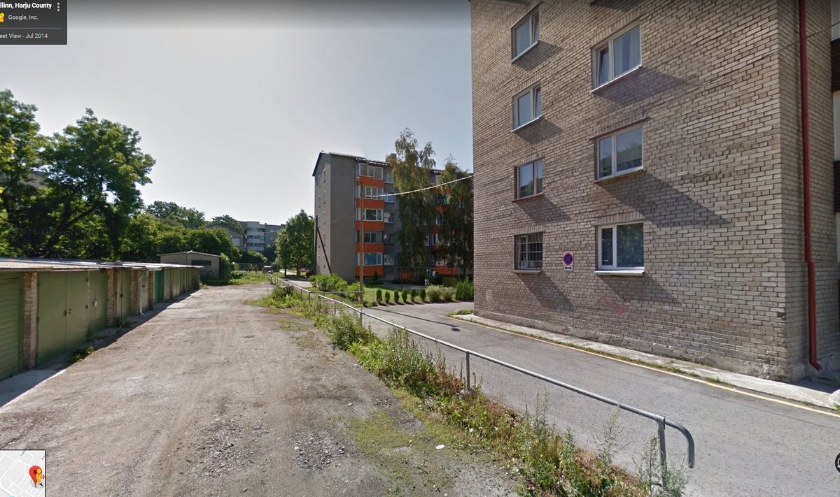 Tallinn, Majaka 11 juures (Google Street View ekraanitõmmis)