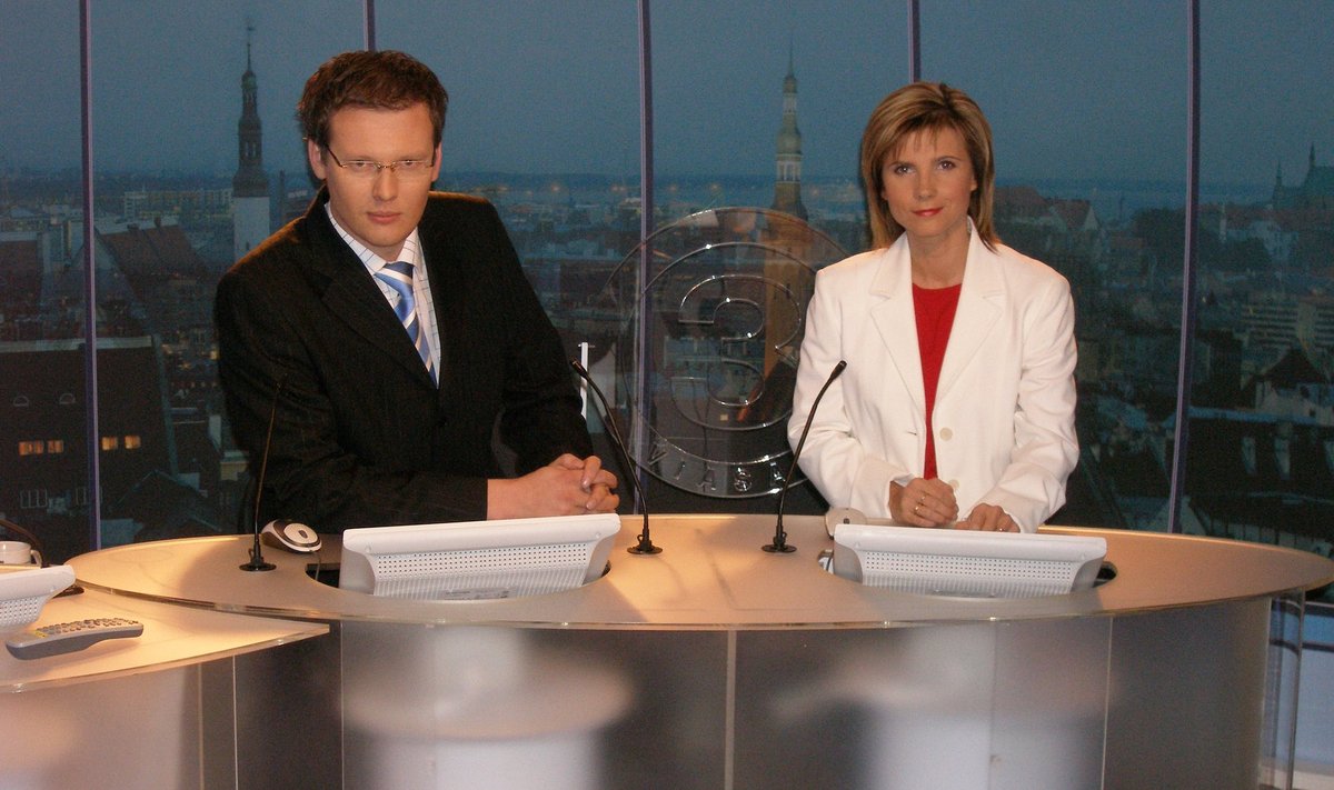 TV3 uudisteankrud: Märt Treier ja Ene Veiksaar aastal 2006