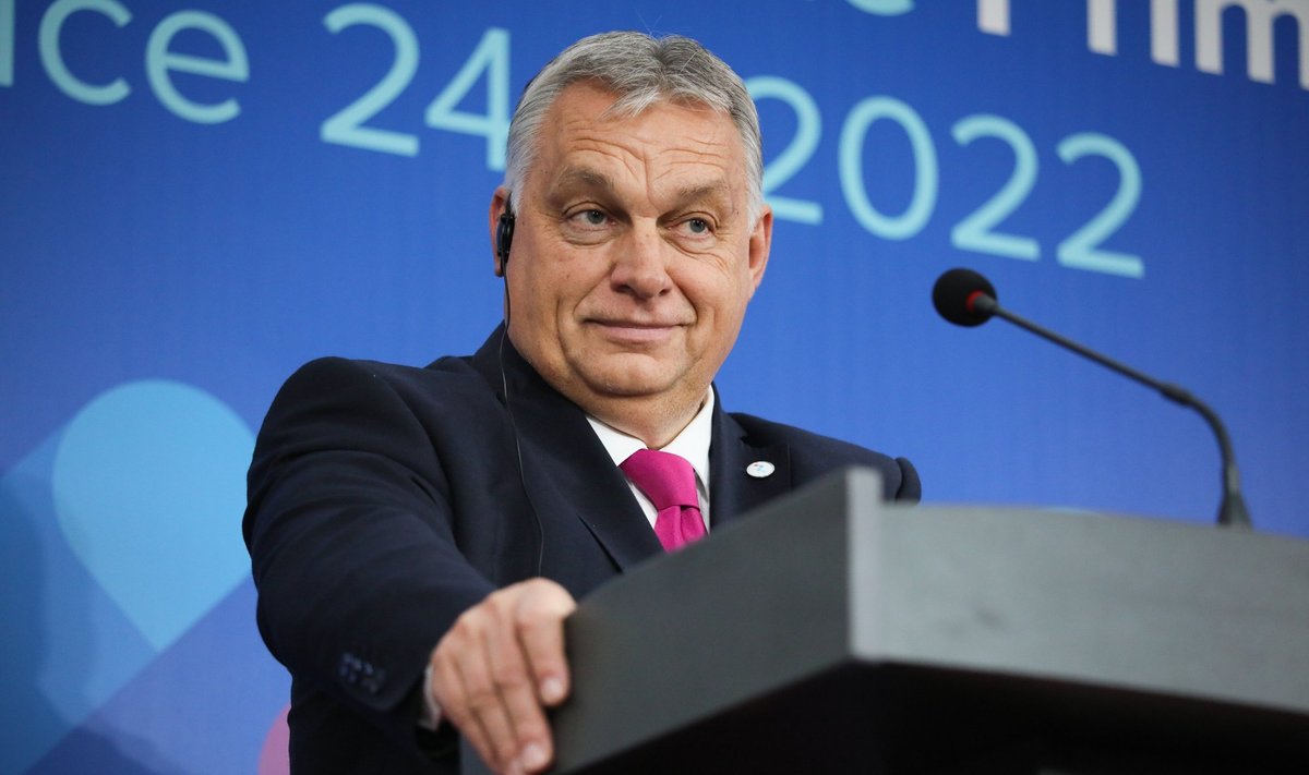 Ungari peaminister Viktor Orbán Visegradi grupi kohtumisel.