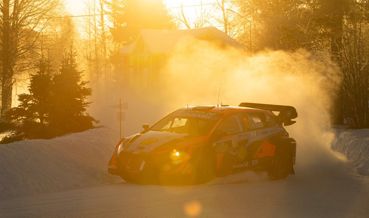 Thierry Neuville tänavusel Rootsi rallil