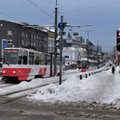 FOTO | Tallinnas keskturu kandis on trammiliiklus seiskunud
