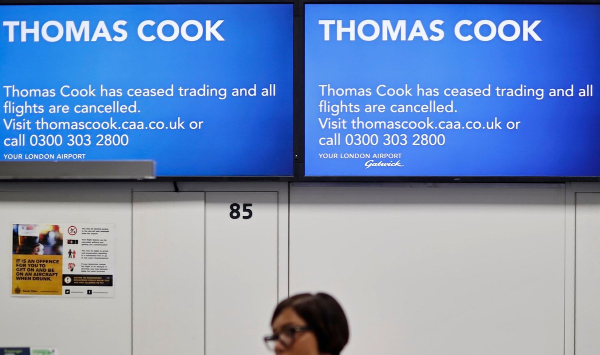 Thomas Cooki värav Gatwicki lennujaamas