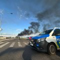 Полиция рассказала, как обстоят дела на дорогах из-за пожара в Ласнамяэ 