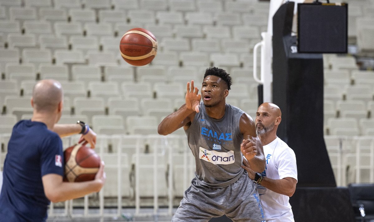 Giannis Antetokounmpo valmistub koos Kreeka koondisega sügiseseks EM-finaalturniiriks.