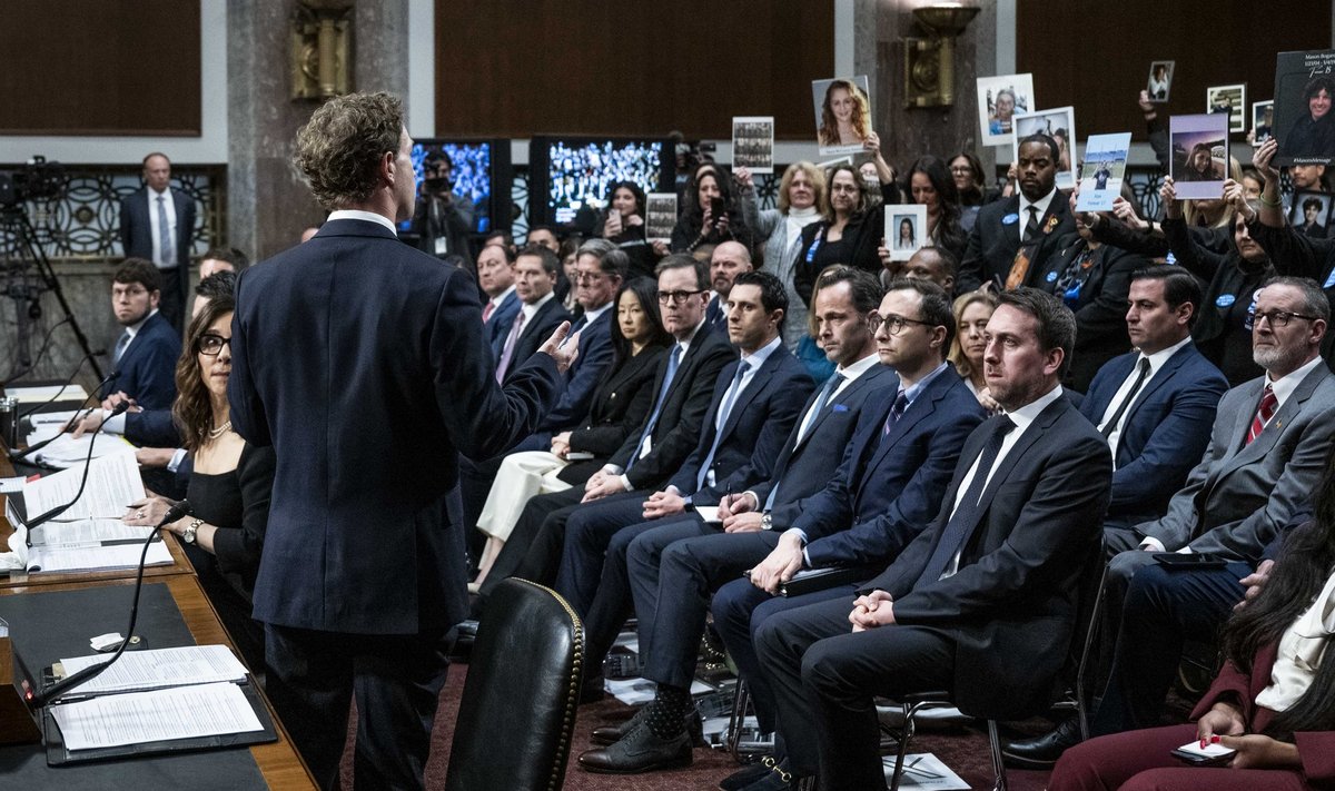 Mark Zuckerberg senati õiguskomitee kuulamisel