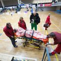 FOTOD/VIDEO: Kasahstani mängija sai kohtumises TTÜ-ga vigastada ja vajas kiirabi