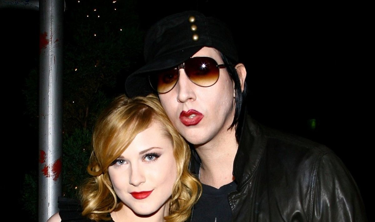 Marilyn Manson ja Evan Rachel Wood 2007. aastal, kui naine oli alles 21-aastaseks saanud.