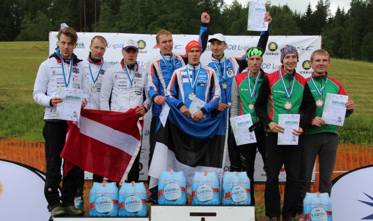 Eesti võidukas orienteerumise meeskond