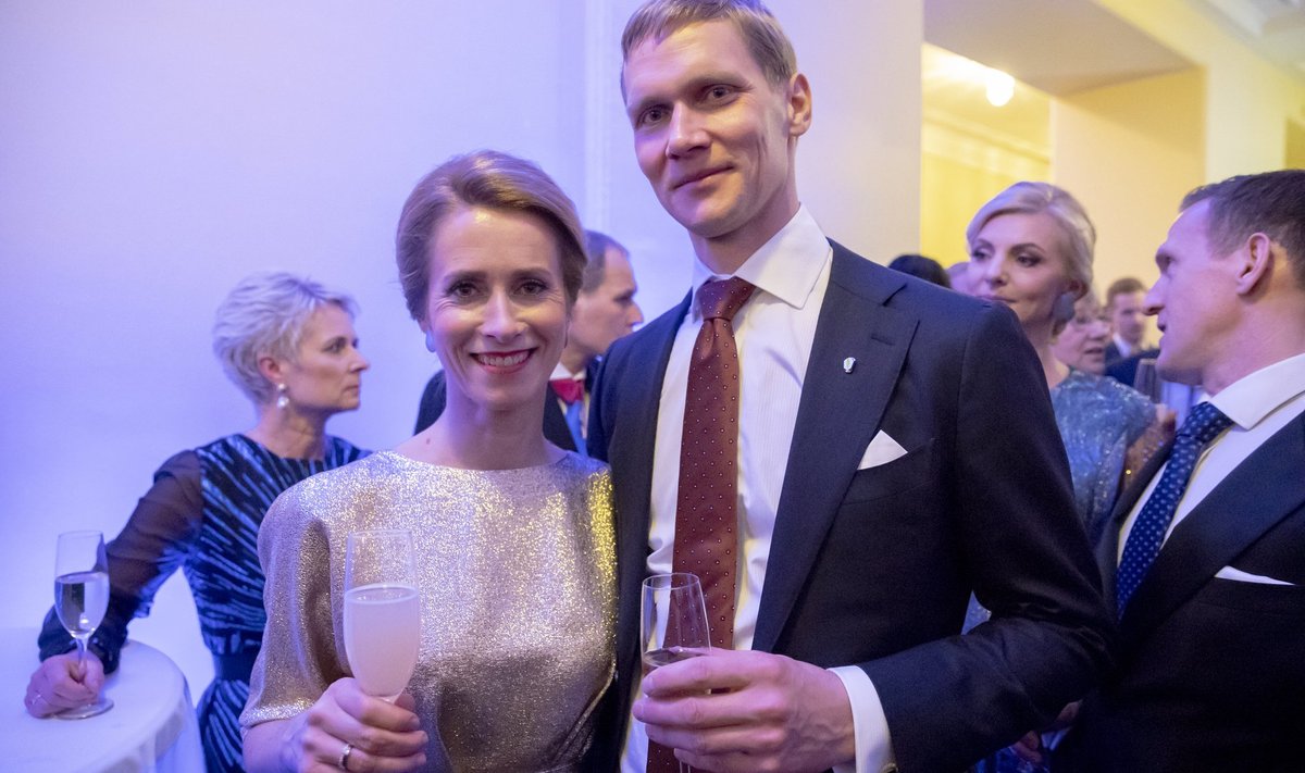 Peaminister Kaja Kallas ja tema abikaasa Arvo Hallik