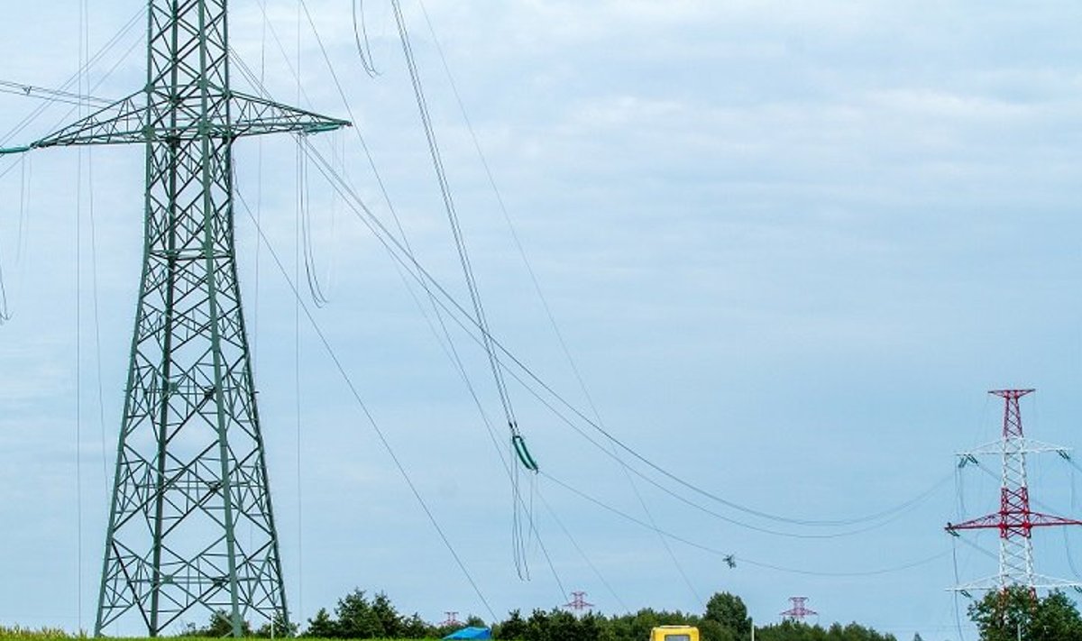 Leedu ja Poola vahelise elektriühenduse LitPol Link ehitus.