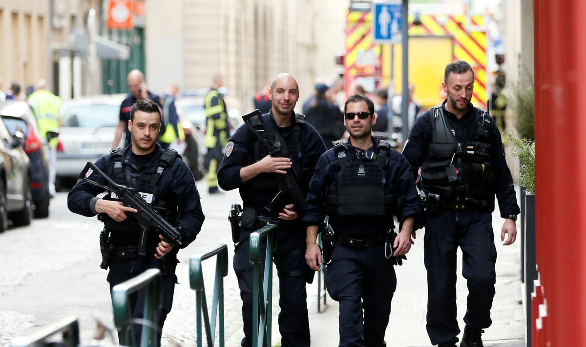 Politseinikud Lyonis