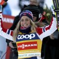 Sprindi 15. naine Johaug võttis Tour de Ski teisel päeval kindla esikoha, Norrale kolmikvõit