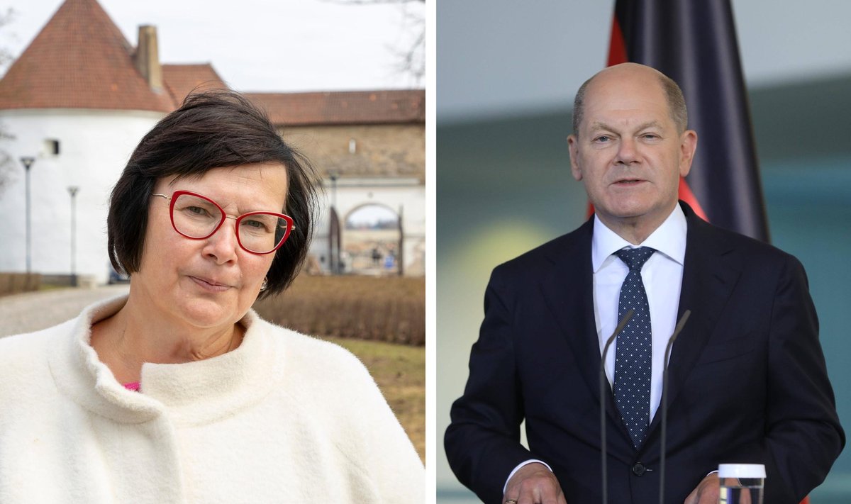 Katri Raik, Olaf Scholz.