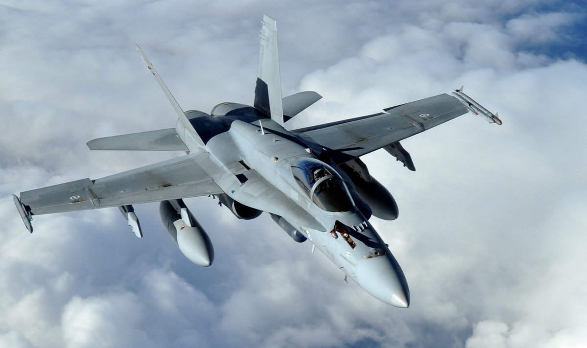 Soome Hornet F-18 hävitaja