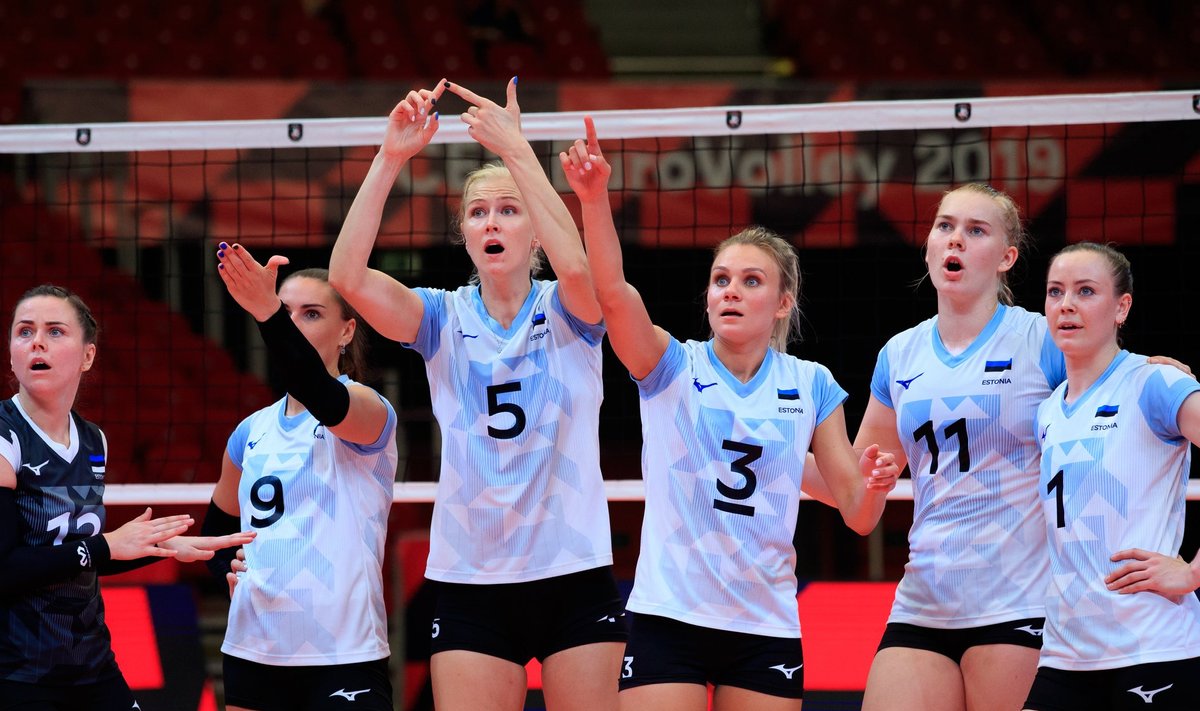 Eesti naiste võrkpallikoondis 2019. aasta EM-finaalturniiril.