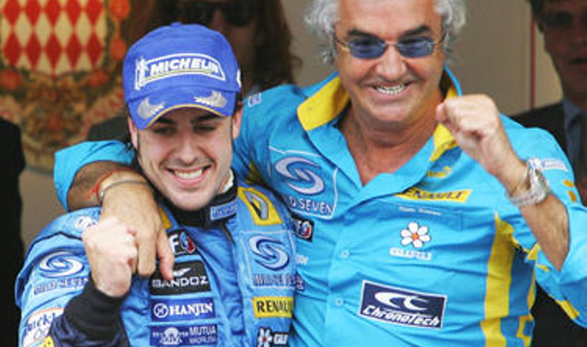 Fernando Alonso ja Flavio Briatore 2006