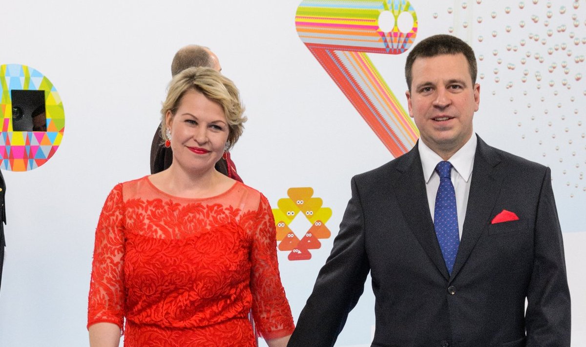 Peaminister Jüri Ratas ja Karin Ratas