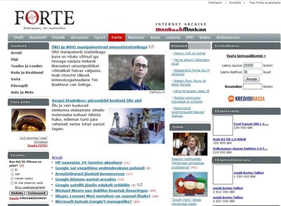 Forte 10. septembril 2008. https://web.archive.org/