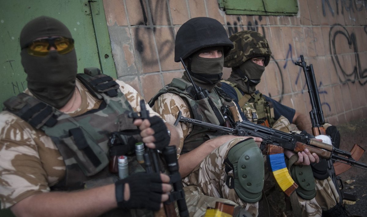 Pataljoni Donbass sõdurid