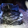 ФОТО и ВИДЕО | Серьезная авария в Ания: водители столкнувшихся автомобилей в больнице