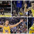 VIDEO: Warriorsi lahutab Bullsi rekordist viis võitu, Curry tabas kolmeseid 75-protsendiliselt