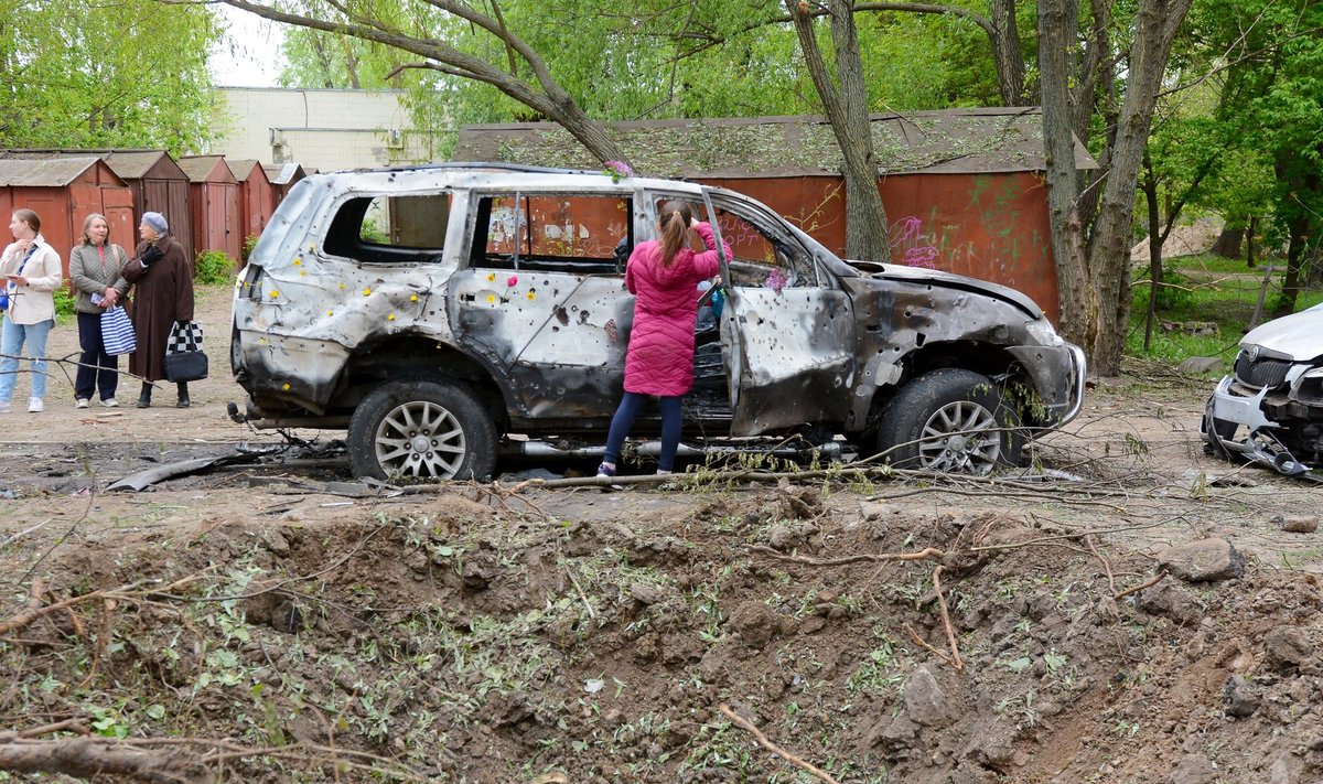Последствия атаки Киева. Иллюстративный снимок