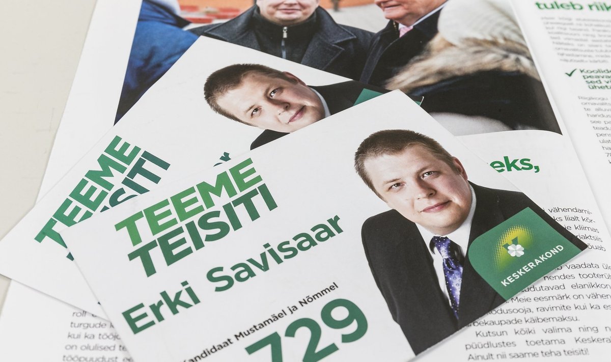 Erki Savisaare valimisreklaam 2015