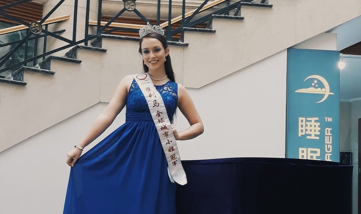 Viktoria Latkin pälvis Hiinas toimunud missivõistlusel Eestit esindades Miss Environmental Ambassador tiitli. 