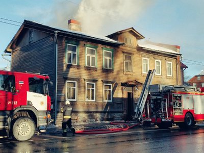 Tulekahju Paldiski maanteel