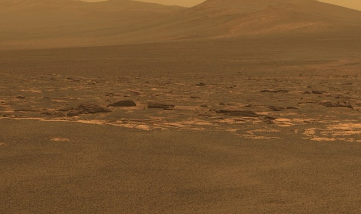 Oportunity silmale avanenud Endeavouri ikraater Marsil. Foto NASA, Reuters
