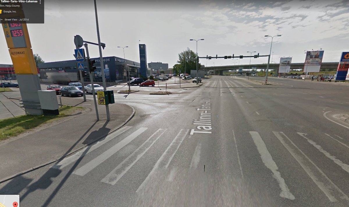 Tallinn, Tartu mnt 87 juures (Google Street View ekraanitõmmis)
