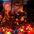 ФОТО: В Донецке установили мемориальный камень на месте гибели Захарченко