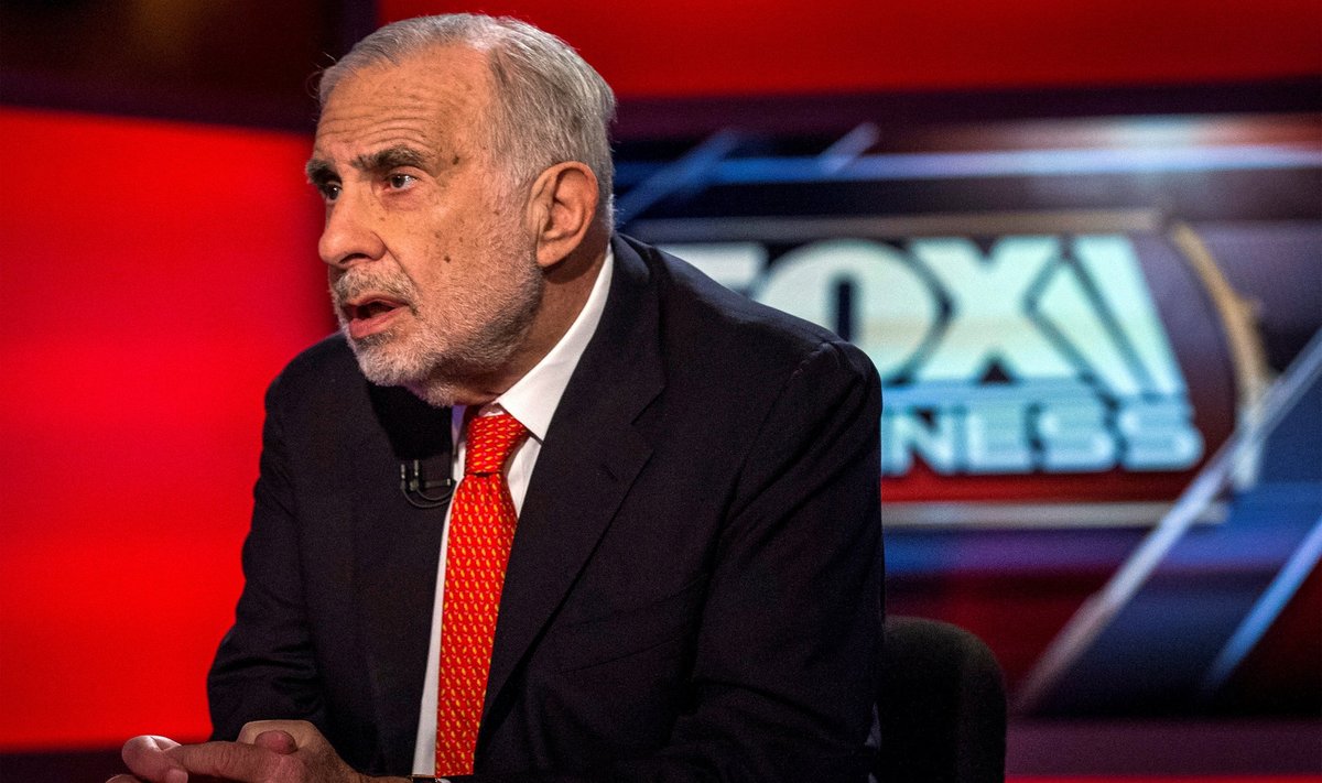 Miljardärist aktivistinvestor Carl Icahn tunnistas, et ta eksis.