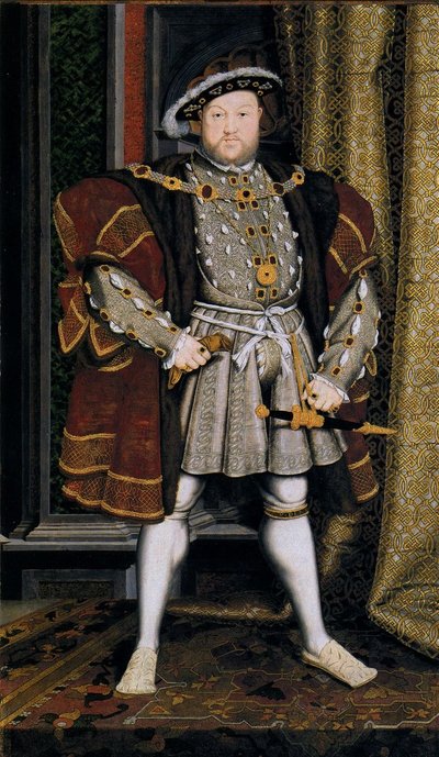 Inglismaa kuningas Henry VIII lasi häbikapsli muu hulgas kinnitada ka oma raud­rüüle. Pärast tema surma sai häbikapslist naiste ihaldus­objekt, kuna nende arvates suurendas see viljakust. (Foto: Wikipedia)