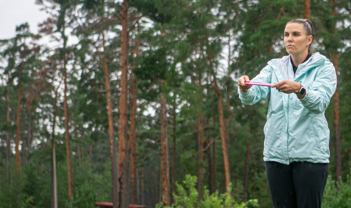 Kaidi Allsalu hoiab Eesti meistrivõistluste naiste konkurentsis kolme päeva järel liidrikohta.