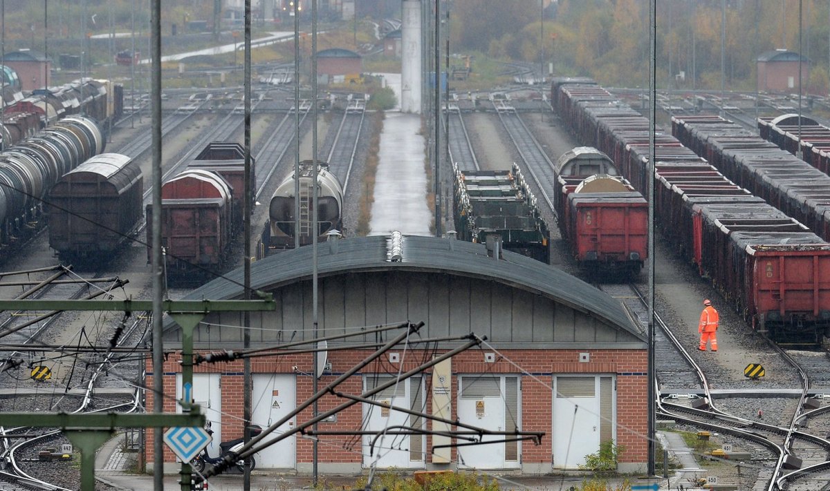 Raudteetransport. Foto on illustratiivne.