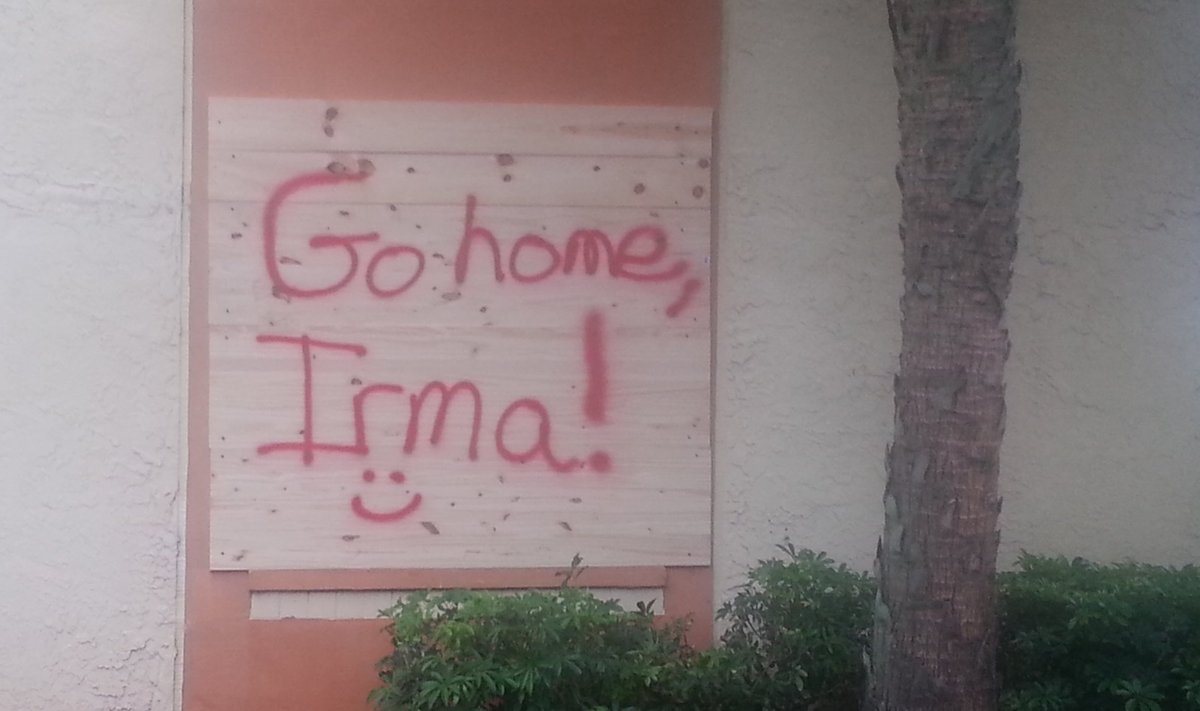 Sildid orkaan Irmale.