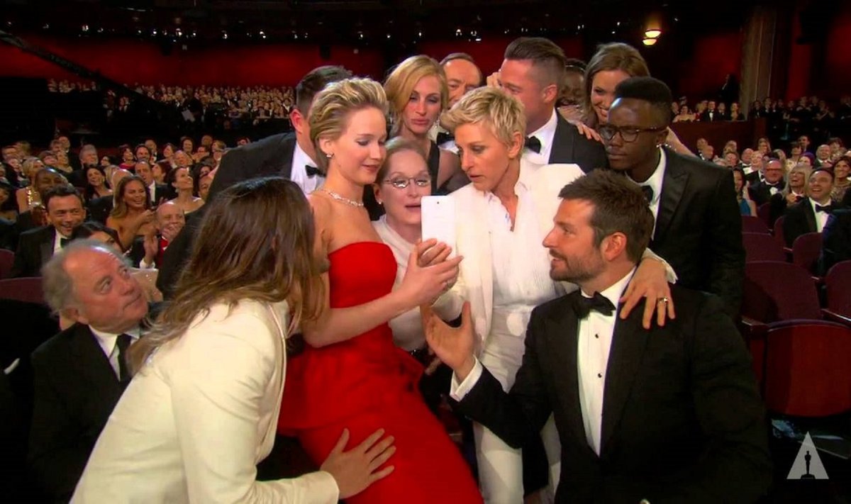 2014. aasta Oscarite ajal tehti kuulus selfie. 