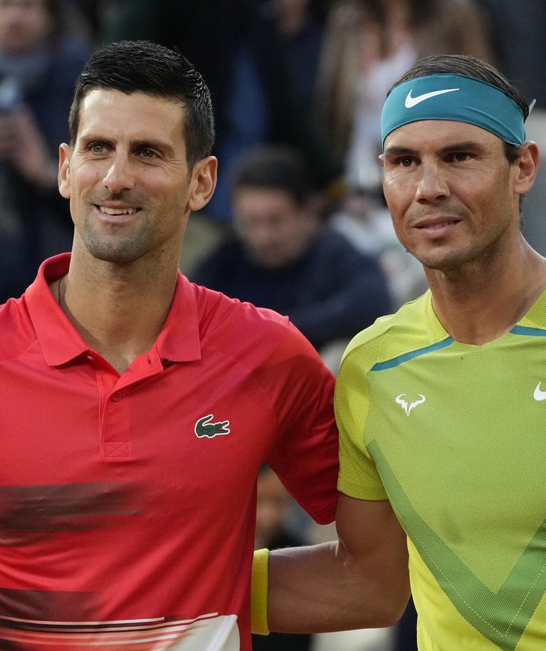 Novak Djokovic ja Rafael Nadal.