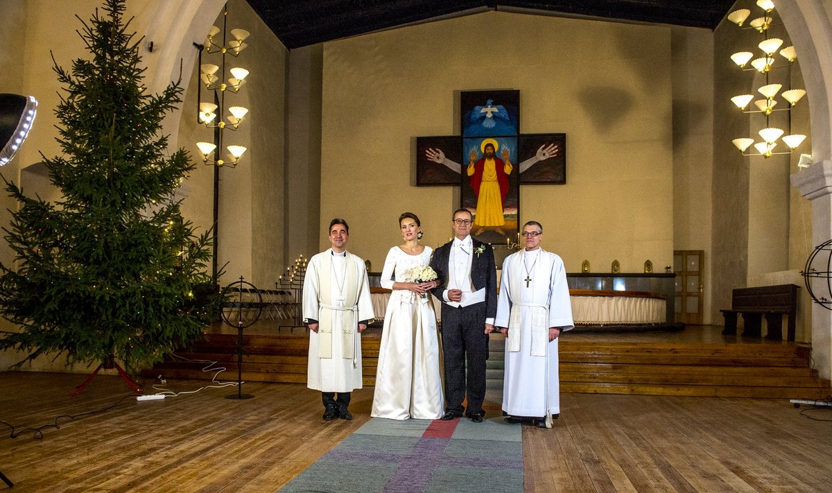 President Ilvese laulatus Halliste kirikus