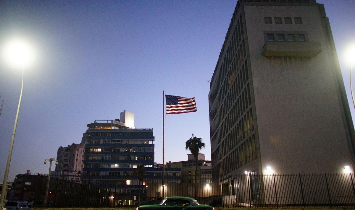 Kuuba pealinnas Havannas asuvasse USA saatkonna hoonesse on praeguseks jäetud üksnes hädavajalik töötajaskond.
