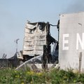 ФОТО | „Это еще не конец“. Пострадавший от пожара Центр упаковки использовал фото горящего здания для рекламы