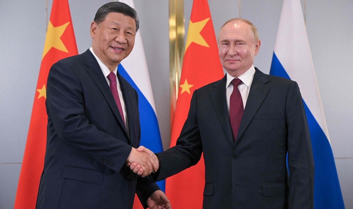 Venemaa president Vladimir Putin ja Hiina president Xi Jinping 