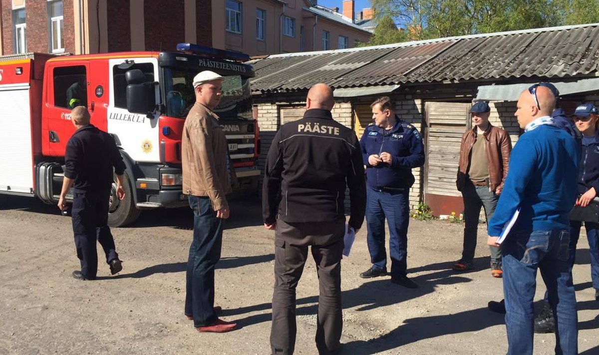 Politsei, päästeamet ja tehnilise järelevalve amet korraldasid eile Kopli tänavale uue õnnetuse sündmuspaika kontrollreidi.