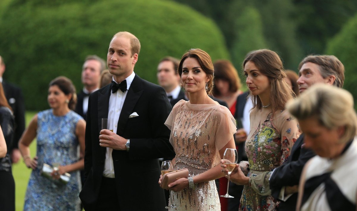 Prints William, printsess Kate, Rose Hanbury ja tema abikaasa David 2016. aasta suvel