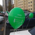 Kesknoored ajasid õhupallikampaania raames närvi Õismäe autojuhid